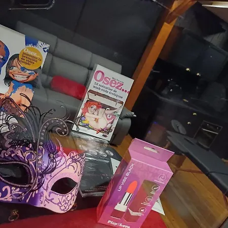 Вилла Sweety's Eden Jacuzzi - Prive Sauna Cinema Jardin - Terrasse Centre-ville Ле-Ман