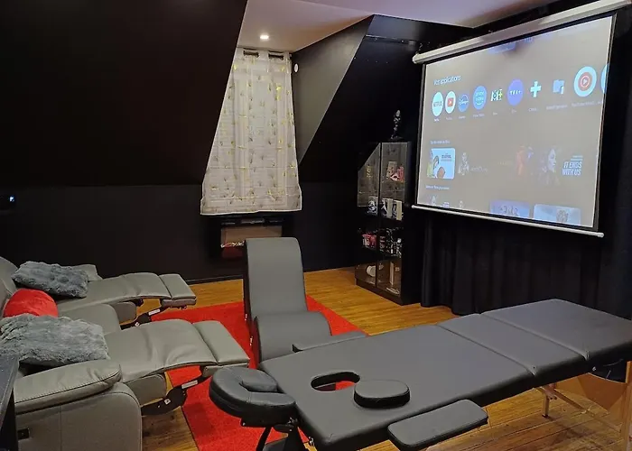 Sweety's Eden Jacuzzi - Jacuzzi Prive Sauna Cinema Jardin - Terrasse Centre-ville Le Mans